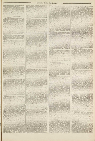 Le Courrier de la Martinique (1851, n° 4)