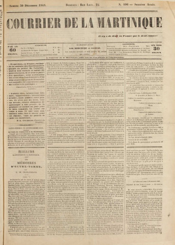 Le Courrier de la Martinique (1848, n° 106)