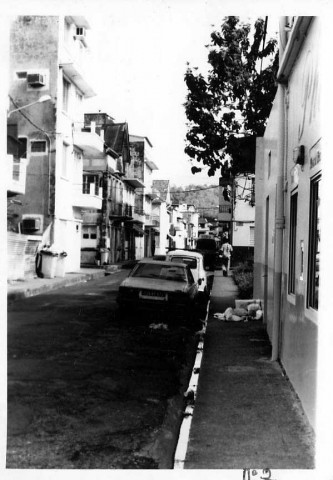 Martinique. Fort-de-France. Ex rue Gros-Bleu aujourd'hui rue Francklin Roosevelt