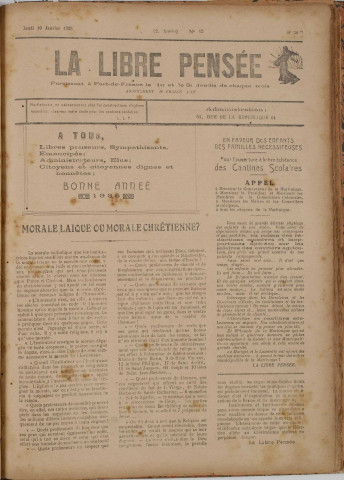 La Libre pensée (n° 12)